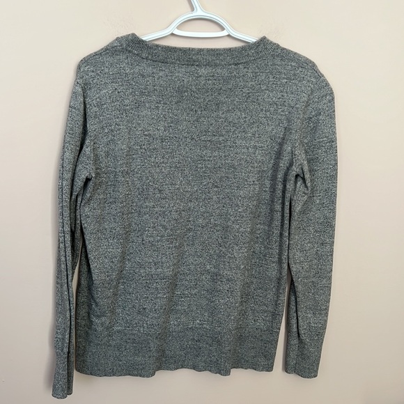 ROOTS l Long Sleeve Gray Sweater Top - Picture 2 of 4